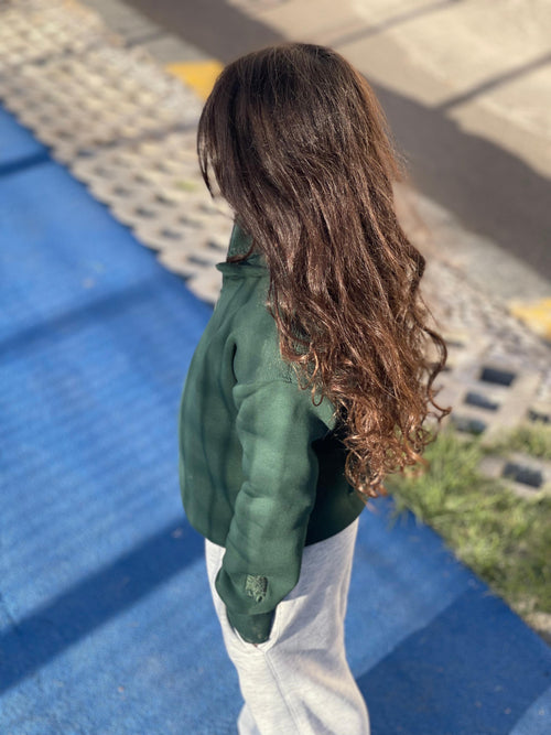 Olive Green Quarter-Zip