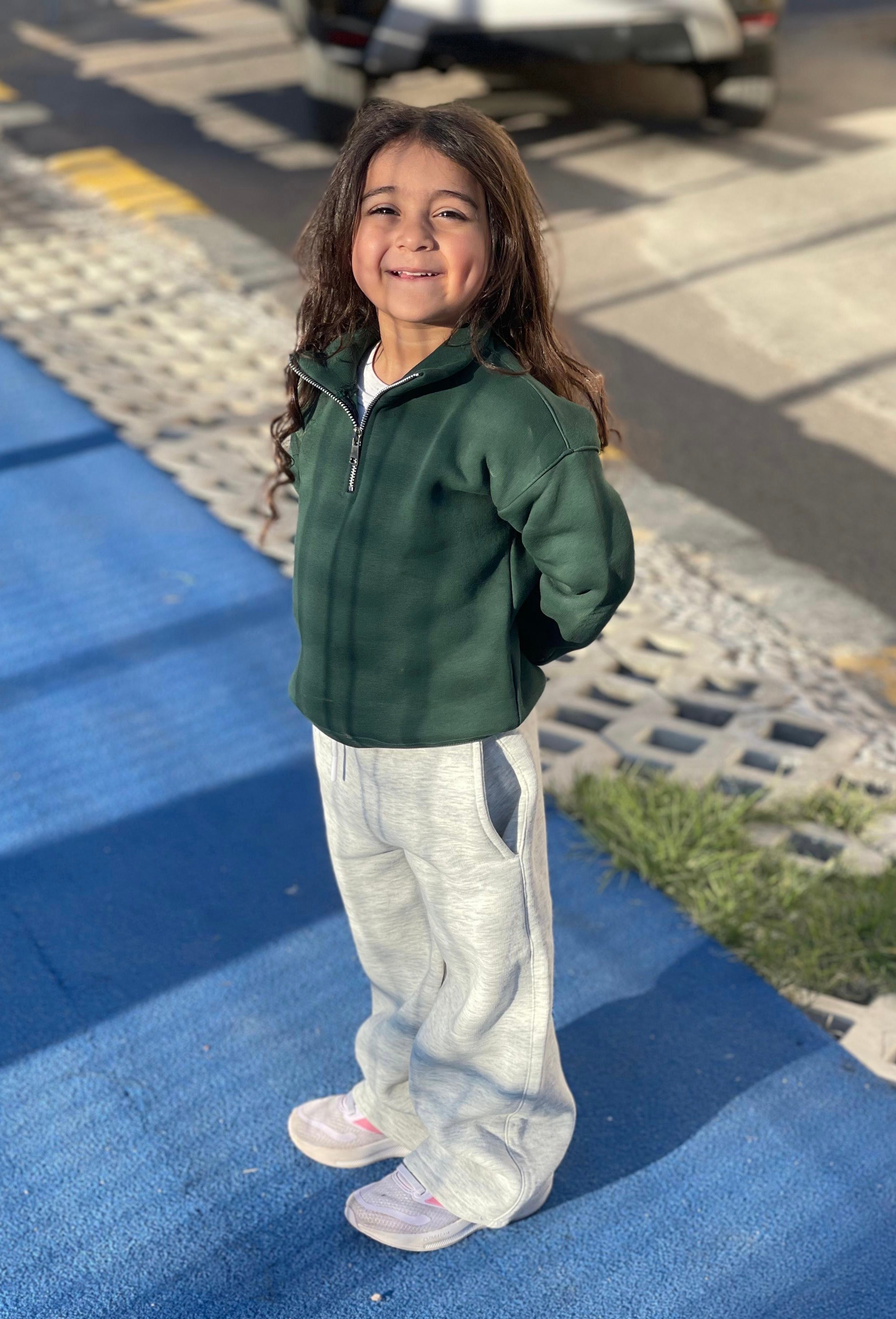 Olive Green Quarter-Zip