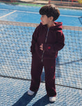 Burgundy Zip-Up Hoodie